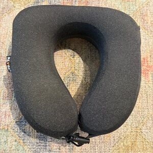 MLV Black and Gray Travel Pillow